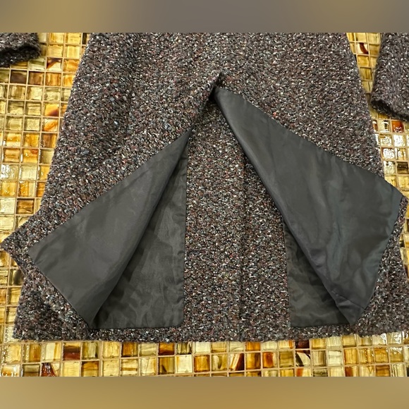 Isabel & Nina Multicolor Fuzzy Textured Full Length Lightweight Coat~Lined~Small - Picture 13 of 16